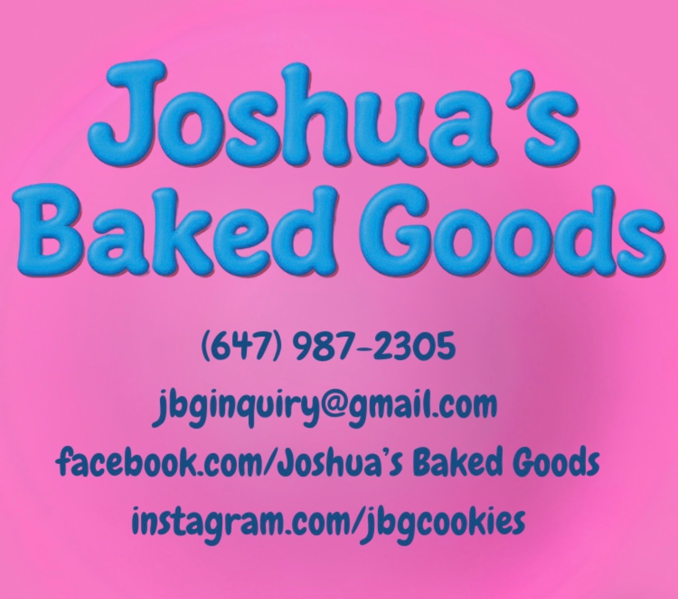 Joshua's Baked Goods